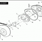 FXDC 1GV4 DYNA SUPER GLIDE CUSTOM (2010) Воздушный фильтр
