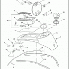 FLHTCUTG 1MAM TRI GLIDE ULTRA CLASSIC (2010) FUEL TANK CONSOLE
