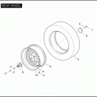 FLHTCUTG 1MAM TRI GLIDE ULTRA CLASSIC (2009) Заднее колесо