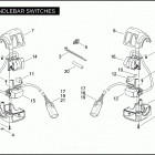 FLSTSB 1JM5 CROSS BONES (2009) HANDLEBAR SWITCHES