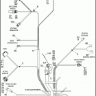 FLHTC 1FF4 ELECTRA GLIDE CLASSIC (2010) MAIN WIRING HARNESS - NON-ABS BRAKES (FAIRING MODE...