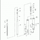 FLHTCUSE5 BLK 1PR8_BLK CVO ULTRA CLASSIC BLACK (2010) FRONT FORK - TUBE ASSEMBLIES & SLIDERS