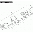 FLSTSE 1PY9 CVO SOFTAIL CONVERTIBLE (2010) Передний суппорт