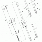 XR1200X 1LD6 XR1200X (2010) FRONT FORK - XR1200X