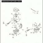 FLHTCUTG 1MAM TRI GLIDE ULTRA CLASSIC (2010) HANDLEBAR SWITCHES - RIGHT