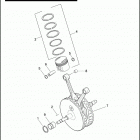 XR1200X 1LD6 XR1200X (2010) PISTONS & FLYWHEEL ASSEMBLY