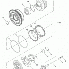FXDC 1GV4 DYNA SUPER GLIDE CUSTOM (2010) Сцепление