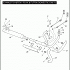 FLTRX 1KH4 ROAD GLIDE CUSTOM (2010) EXHAUST SYSTEM - FLHX & FLTRX (DOMESTIC ONLY)