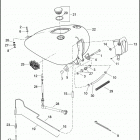 FLSTSE 1PY9 CVO SOFTAIL CONVERTIBLE (2010) Топливный бак