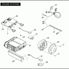 FLHTCUSE5 BLK PR-BLK CVO ULTRA CLASSIC BLACK (2010) SOUND SYSTEM (2 OF 2)