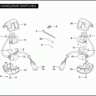 VRSCF 1HPH V-ROD MUSCLE (2009) HANDLEBAR SWITCHES