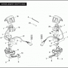 FLHTP 1FMM ELECTRA GLIDE STANDARD POLICE (2010) HANDLEBAR SWITCHES