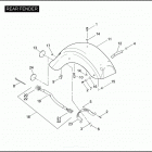 FLHTCUSE5 BLK 1PR8_BLK CVO ULTRA CLASSIC BLACK (2010) Задний бампер
