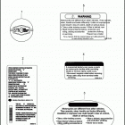 FLSTSE 1PY9 CVO SOFTAIL CONVERTIBLE (2010) Лейбл предостережения