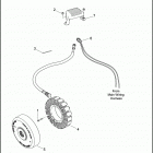 FLHTCUSE5 BLK 1PR8_BLK CVO ULTRA CLASSIC BLACK (2010) ALTERNATOR & REGULATOR