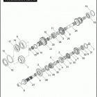 XR1200 1LA6 XR1200 (2009) TRANSMISSION GEARS