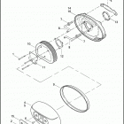FLHTCUSE5 BLK 1PR8_BLK CVO ULTRA CLASSIC BLACK (2010) Воздушный фильтр