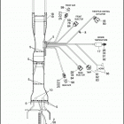 FLHTC 1FF4 ELECTRA GLIDE CLASSIC (2010) MAIN WIRING HARNESS - NON-ABS BRAKES (FAIRING MODE...