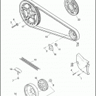 XL1200N 1CZ3 NIGHTSTER (2010) BELTS & SPROCKETS - 883C / L / N / R, 1200C / L / ...