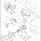 FLHTCUSE5 BLK 1PR8_BLK CVO ULTRA CLASSIC BLACK (2010) WINDSHIELD, FAIRING & HEADLAMP