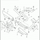VRSCAW 1HFH VRSCAW V-ROD (2009) EXHAUST SYSTEM - VRSCAW