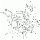 FLHTCUSE5 BLK 1PR8_BLK CVO ULTRA CLASSIC BLACK (2010) FRAME & JIFFY STAND