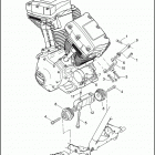 FLHTCUSE5 BLK PR-BLK CVO ULTRA CLASSIC BLACK (2010) ENGINE MOUNTS & STABILIZER LINK