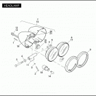 FXDFSE 1PW8 CVO FAT BOB (2009) Фара