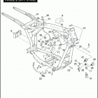 FXDC 1GV4 DYNA SUPER GLIDE CUSTOM (2010) FRAME & JIFFY STAND