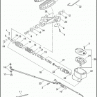 FLSTSE 1PY9 CVO SOFTAIL CONVERTIBLE (2010) Тормозной цилиндр задний