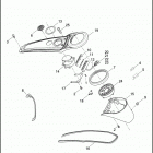 FLSTSE 1PY9 CVO SOFTAIL CONVERTIBLE (2010) FUEL TANK CONSOLE