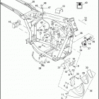 FXDFSE2 1PX8 CVO FAT BOB (2010) FRAME, JIFFY STAND & FRONT SPOILER