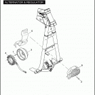 FXDC 1GV4 DYNA SUPER GLIDE CUSTOM (2010) ALTERNATOR & REGULATOR