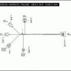 XL1200N 1CZ3 NIGHTSTER (2010) WIRING HARNESS, ENGINE - 883C / L / N / R, 1200C /...