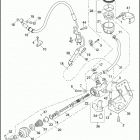 XL883N 4LE2 IRON 883 (2009) REAR BRAKE MASTER CYLINDER - 883 / C / L / N / R, ...