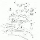 FLHTCU4 CVO (Japan only) (2009) FUELTANK CONSOLE