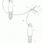 FLHTCU4 CVO (Japan only) (2009) REAR SHOCK ABSORBERS & AIR SUSPENSION SYSTEM