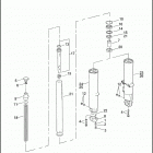 FLHPE 1FTM ROAD KING POLICE (2009) FRONT FORK - LEFT & RIGHT (NON-FAIRING MODELS)