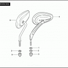 FXSTSSE2 1PT9 CVO SOFTAIL SPRINGER (2008) Зеркало