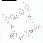 FLHTCUTG 1MAM TRI GLIDE ULTRA CLASSIC (2009) Задний суппорт