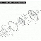 XL883N 4LE2 IRON 883 (2009) AIR CLEANER - 883 / C / L / N / R, 1200C / L / N /...