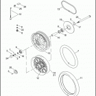 TLE for FLTR SP STANDARD SIDECAR (2009) 2009 SIDECAR WHEEL FOR 2006, 2007 & 2008 MOTORCYCL...