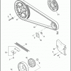 XL883N 4LE2 IRON 883 (2009) BELTS & SPROCKETS - 883 / C / L / N / R, 1200C / L...