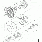 FLHTCUSE4 1PR8 CVO ULTRA CLASSIC (2009) Сцепление