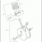 FLTRSE3 1PV8 CVO ROAD GLIDE (2009) PISTONS & FLYWHEEL ASSEMBLY - TWIN CAM 96 ™ - JAPA...