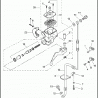 FLSTSB 1JM5 CROSS BONES (2009) FRONT BRAKE CONTROL