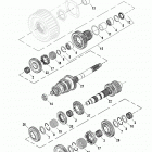 FLHTCU4 CVO (Japan only) (2009) TRANSMISSION GEARS