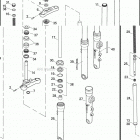 FXDF 1GY4 DYNA FAT BOB (2009) Передняя вилка
