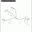 FLHTCUTG 1MAM TRI GLIDE ULTRA CLASSIC (2009) REAR TURN SIGNAL HARNESS