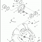 FLTR 1FS4 ROAD GLIDE (2009) SPEEDOMETER & TACHOMETER - FLTR